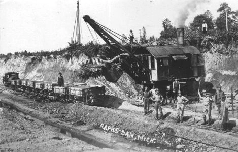 Grand Rapids Dam construction Ingalls MI